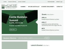 Tablet Screenshot of cachechamber.com